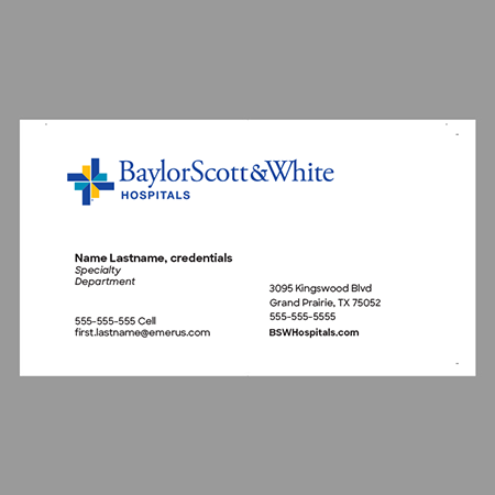 BSWH Business Card