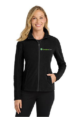 Port Authority Ladies Black Microfleece Jacket - CCH