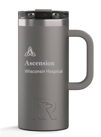 RTIC Graphite Road Trip Travel Mug (16oz) - AWI