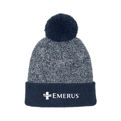 Halftime Heather Pom Beanie - Emerus