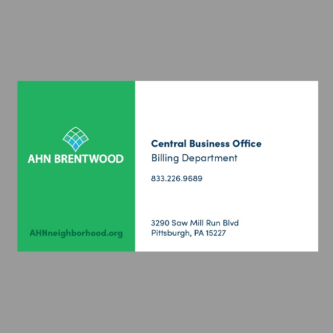 AHN CBO Business Card