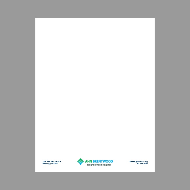 AHN Letterhead