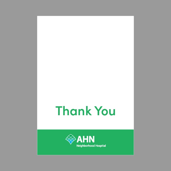AHN Thank You Cards (Staff) #2