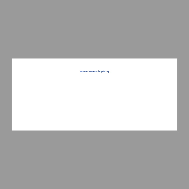 Ascension Wisconsin Hospital Business Envelope #3