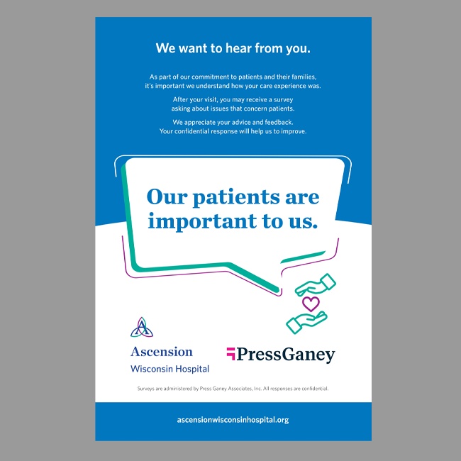 AWI Press Ganey Poster - Heart Hands