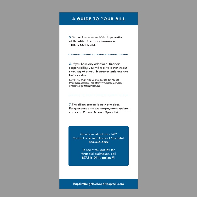 BNH Billing Process Card #2
