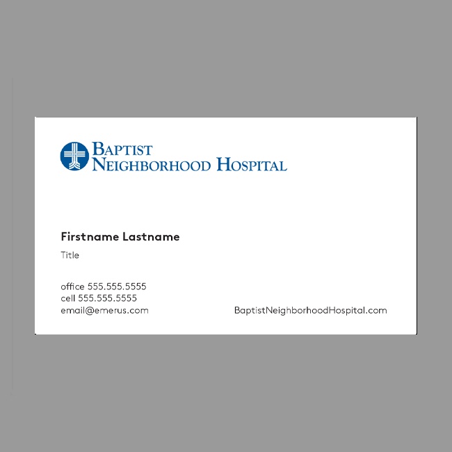 Baptist Hospitals Business Cards