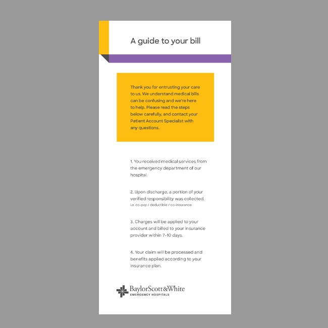 BSWEH Billing Process Card