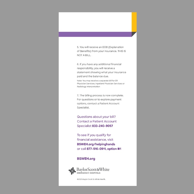 BSWEH Billing Process Card #2