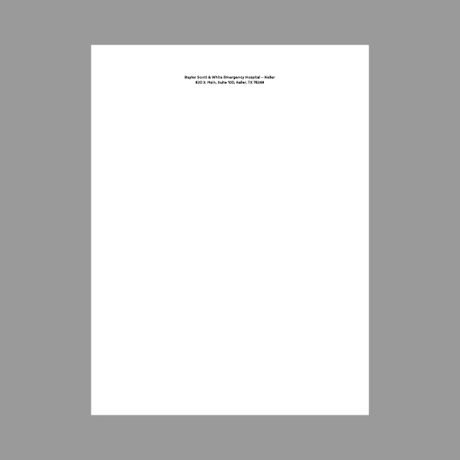 BSWEH Catalog Envelope #10