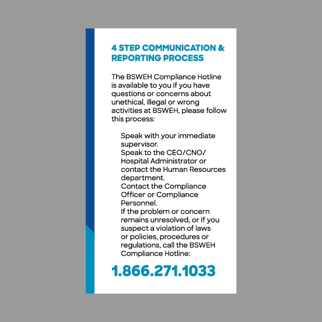 BSWEH Compliance Card #2