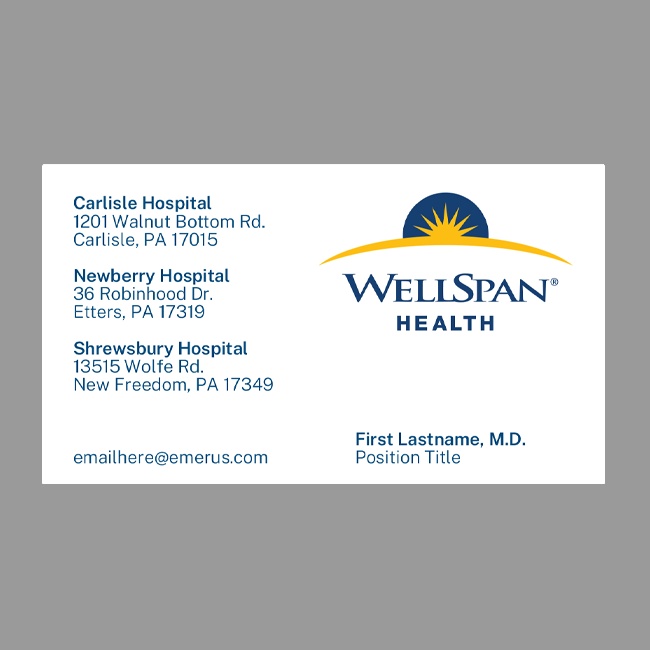 WellSpan Business Card
