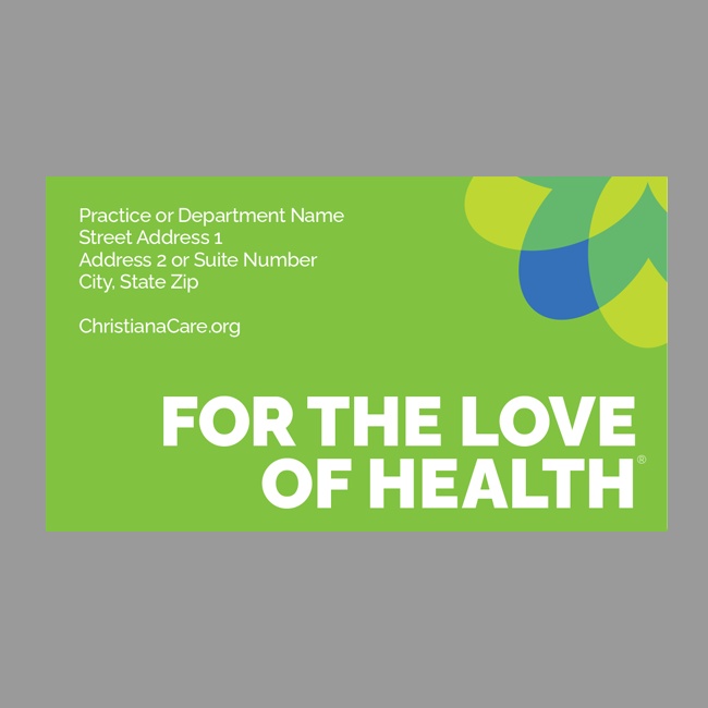 ChristianaCare Business Card #2