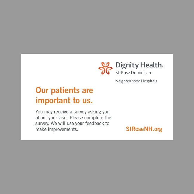 Dignity Health Press Ganey Cards