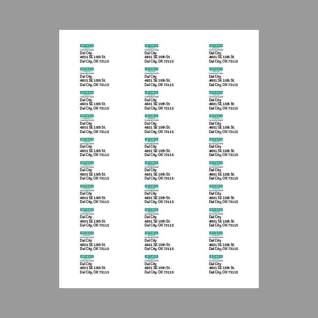 Integris Address Labels (Digital Download, see below) #2