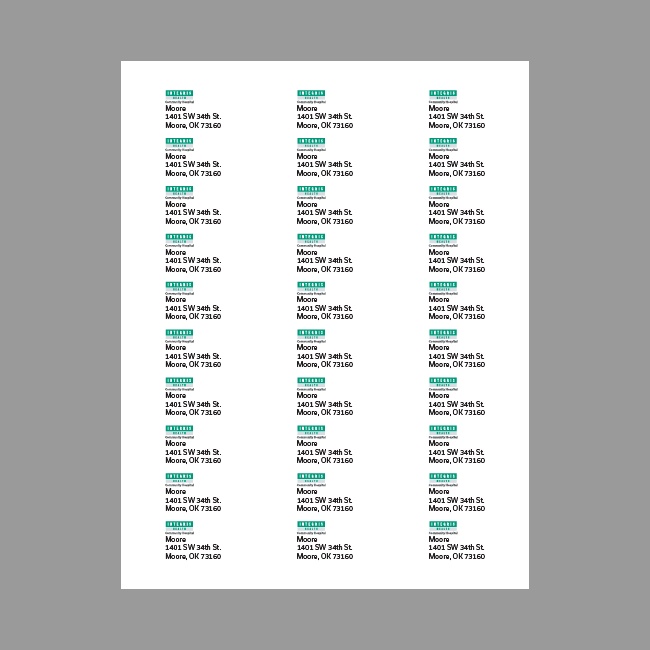 Integris Address Labels (Digital Download, see below) #3