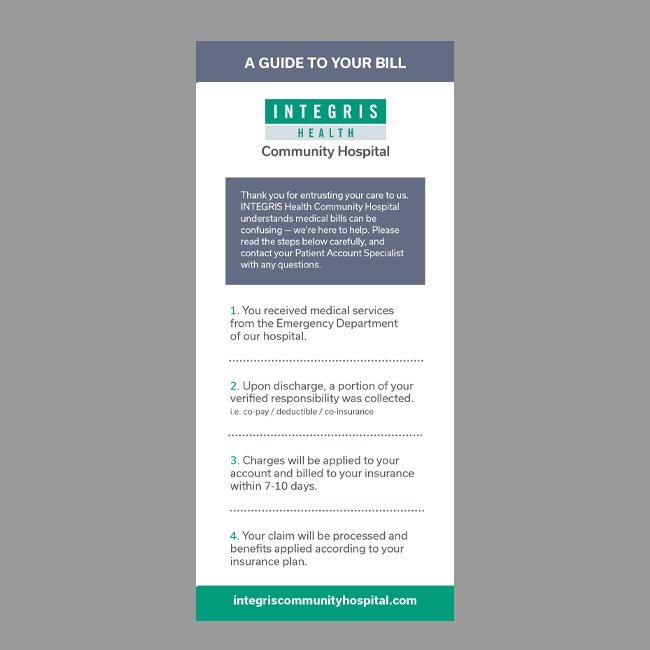 Integris Billing Process Card