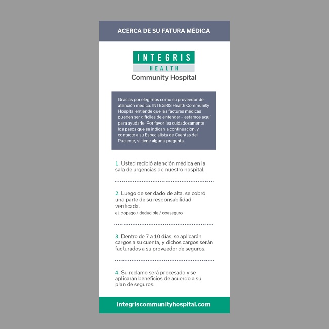 Integris Billing Process Card #3