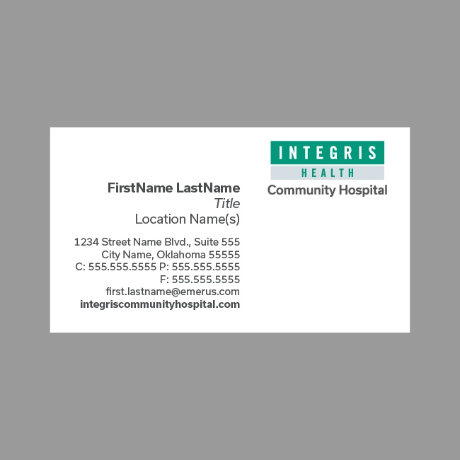 Integris Business Card