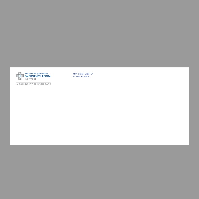 The Hospitals of Providence Business Envelope #2