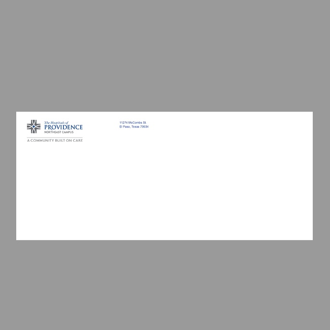 The Hospitals of Providence Business Envelope #3