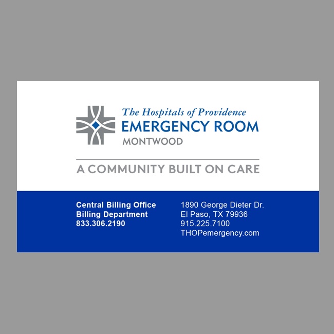 The Hospitals of Providence CBO Business Card #2