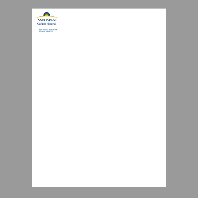 WellSpan Catalog Envelope