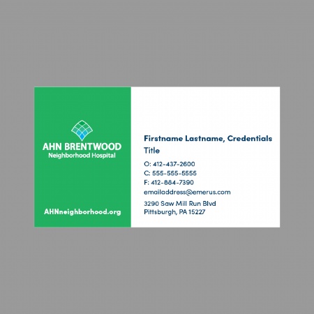 AHN Business Card
