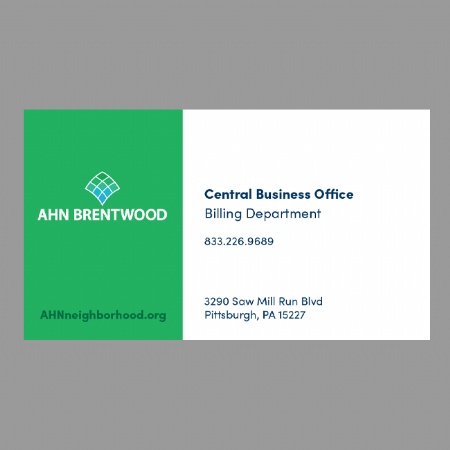 AHN CBO Business Card