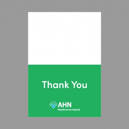 AHN Thank You Cards (Staff)