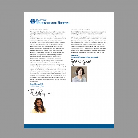 BNH Inpatient Video Welcome Letter