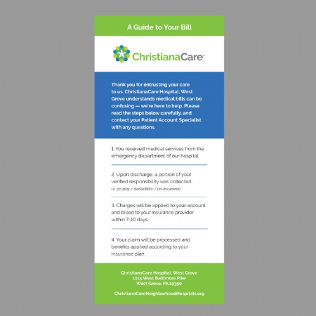ChristianaCare Billing Process Card