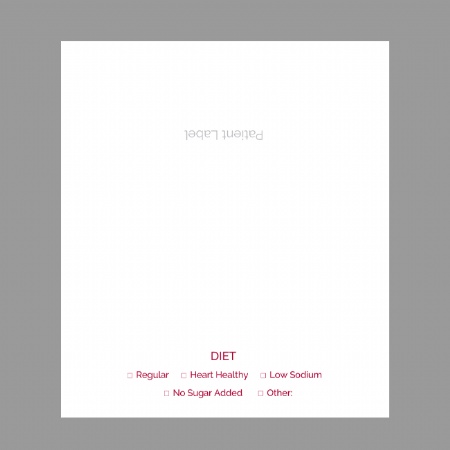 ChristianaCare Dietary Tent Card