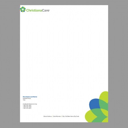 ChristianaCare Letterhead