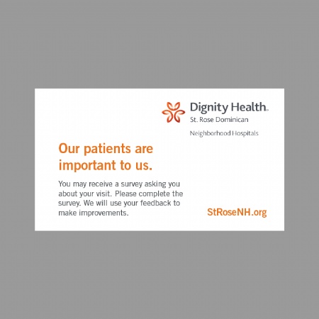 Dignity Health Press Ganey Cards