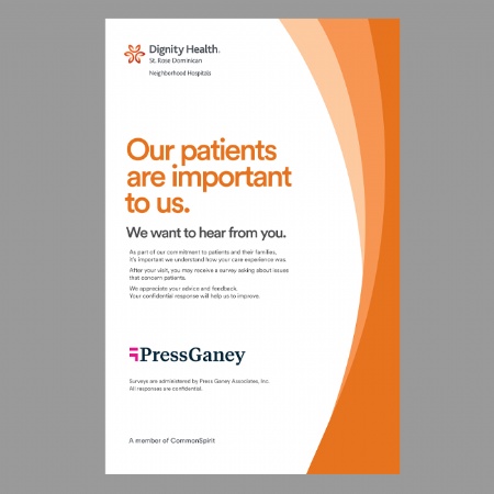 Dignity Health Press Ganey Poster - Swoop
