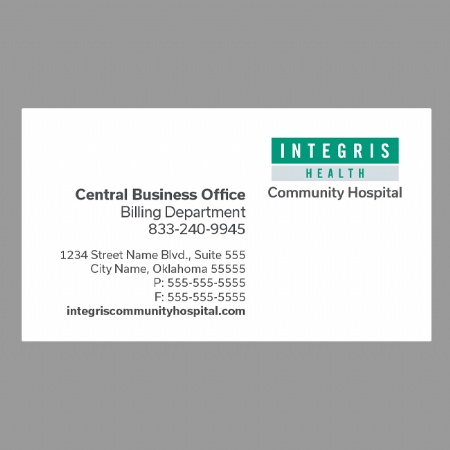 Integris CBO Business Card