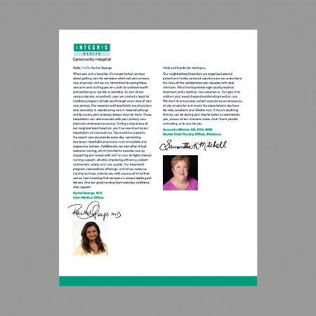 Integris Inpatient Video Letter