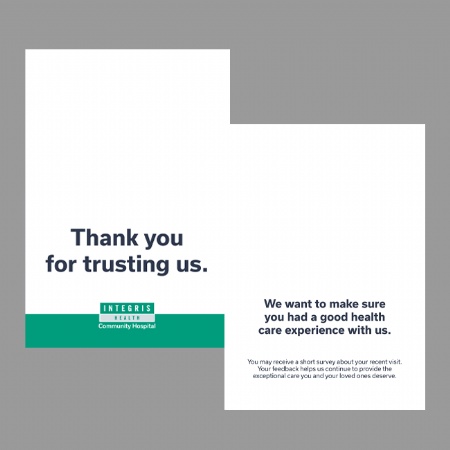 Integris Thank You Cards