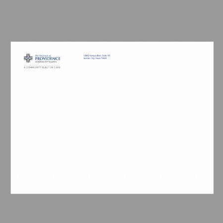 The Hospitals of Providence Catalog Envelope